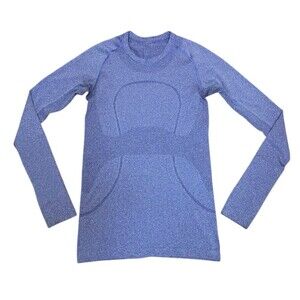 LULULEMON Run Swiftly Tech Long Sleeve Shirt Athletic Outdoors Purple Indigo 6